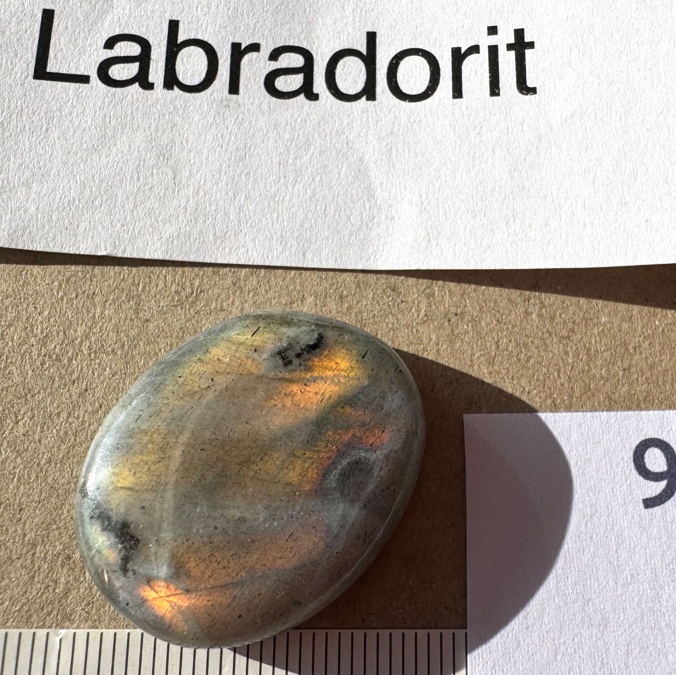 Minerali & Pietre curative: Labradorit rundum poliert   "FEUER"    EXTRA   Geschenk Idee – Nuovo e nell'imballaggio originale da Leuggern venduto da gemshow 4