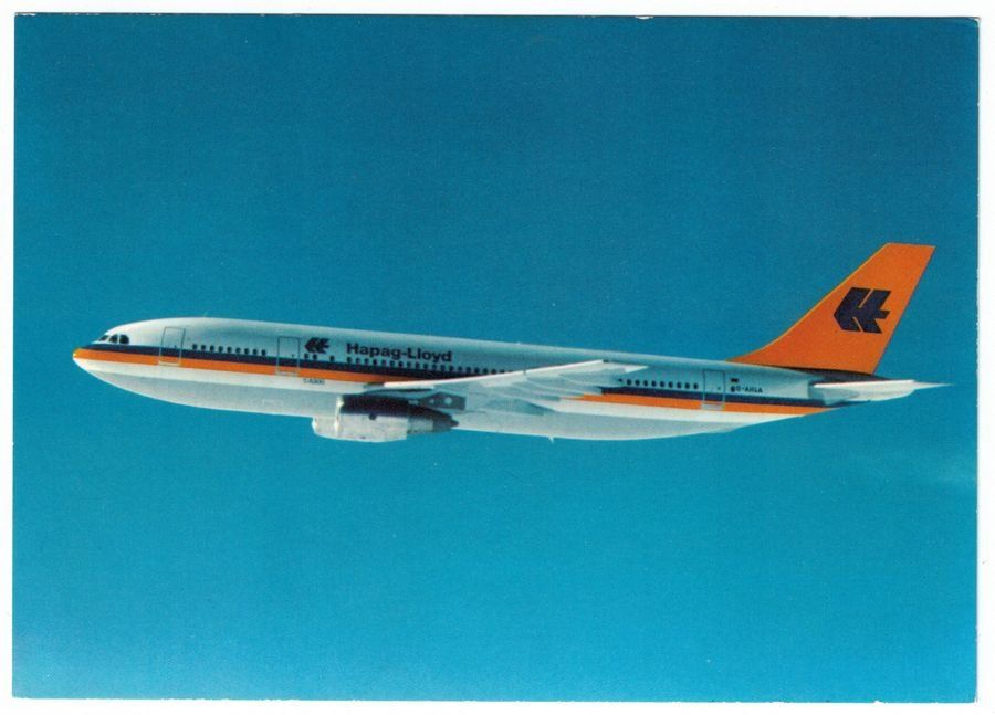 Cartoline postali: Airbus A-300 B4 Hapag-Lloyd – Usato da Frauenfeld venduto da POML