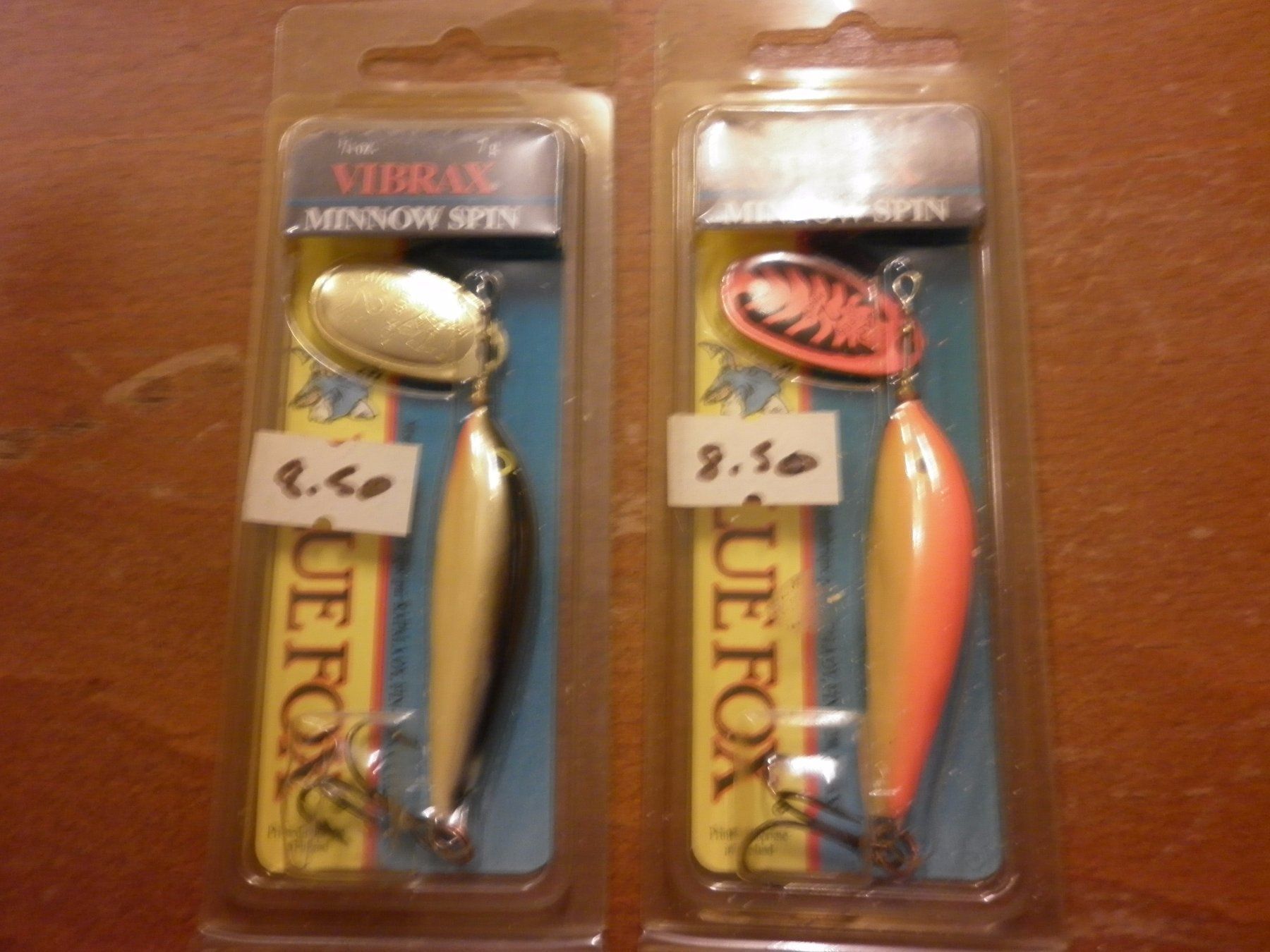 Rapala Esche: (COPIE) 2 Vibrax Minnow  Spin 7 gr. – Nuovo e nell'imballaggio originale da Fribourg venduto da versus702