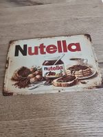 panneau metal Nutella 