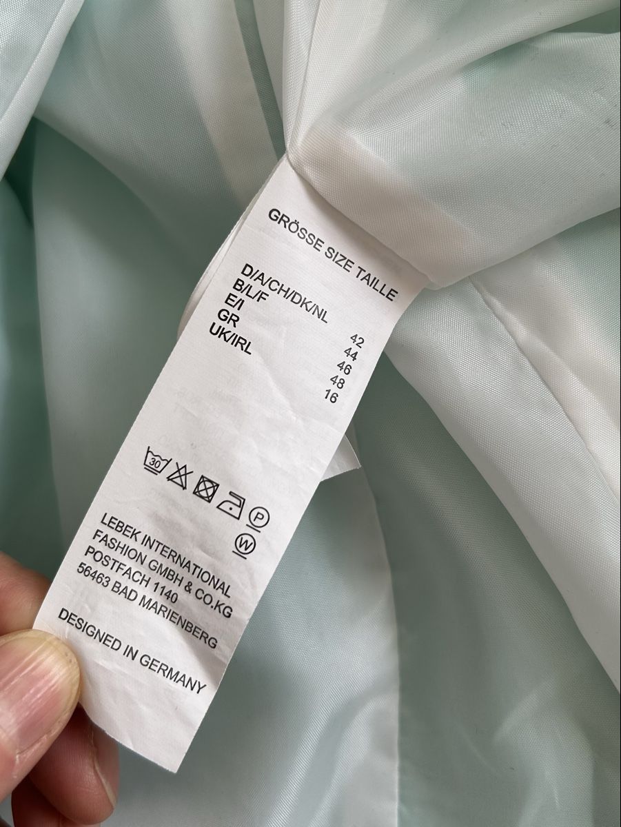Giacche: Lebek Spring Jacket, Size 42, Mint green - Lightweight! – Usato da Genève venduto da NipponiaNippon 5