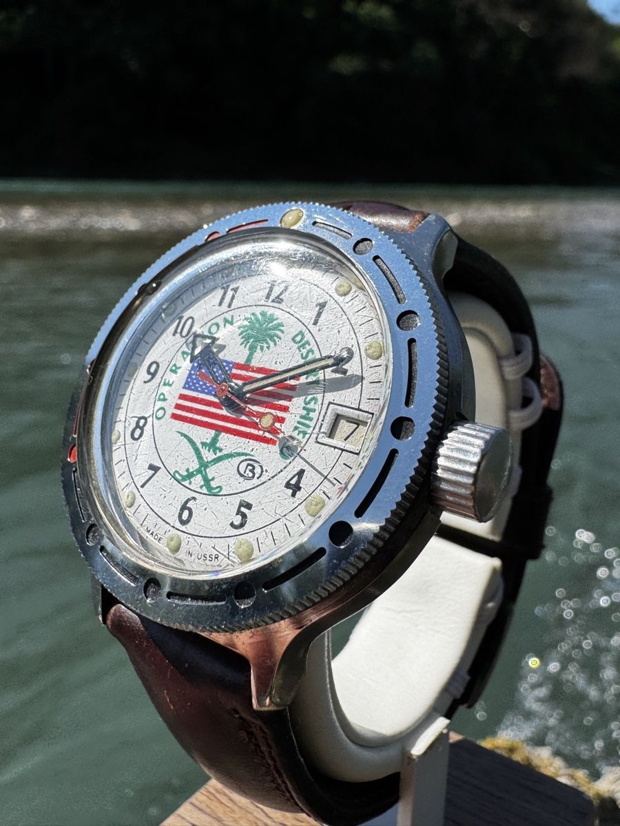 Vostok Orologi: Vostok Desert Shield, Vintage von 1980er – Usato da Zollikofen venduto da Comcast