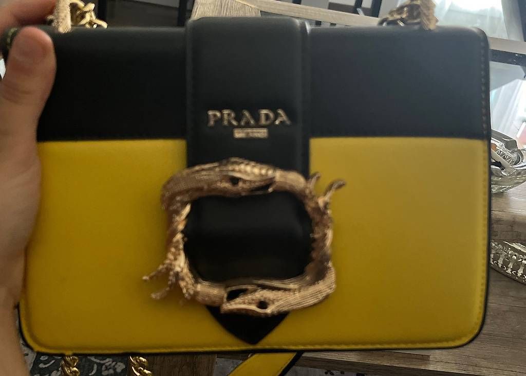 Borse da donna: Prada Tasche schwarz/gelb – Nuovo e nell'imballaggio originale da Dietikon venduto da sha_xq8k