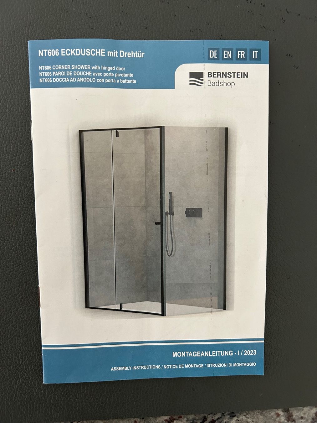 Douches: Bernstein Eckdusche NT606 mit Drehtür – Neuf (Voir description) à Emmen par Carbru