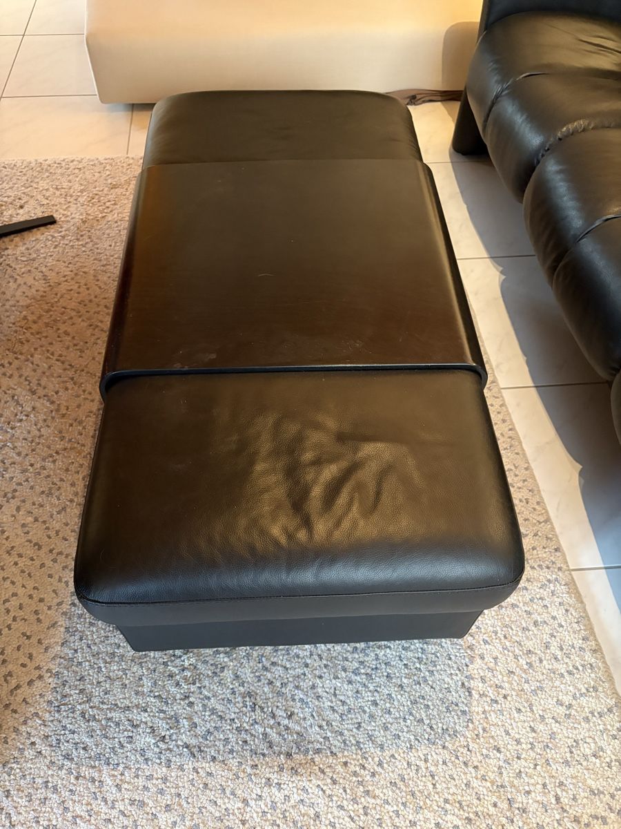 Divani: 3er Ledersofa mit Couchtisch – Nuovo (secondo la descrizione) da Zeihen venduto da My5tery 6