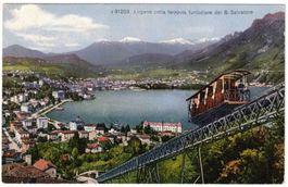 Lugano mit Standseilbahn Monte San Salvatore