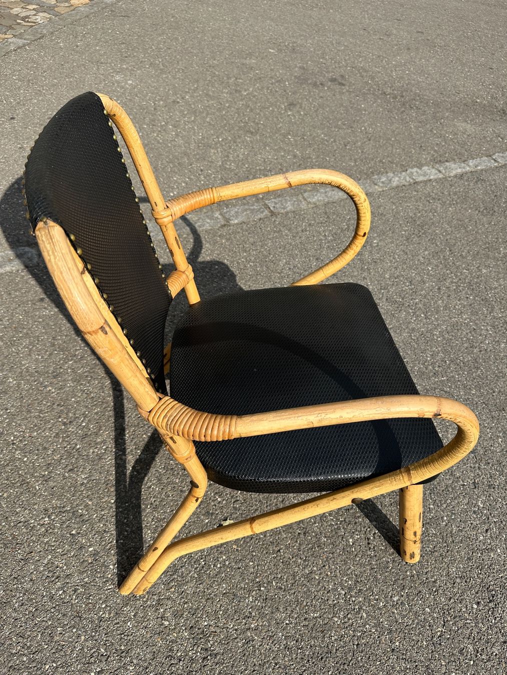 Poltrone: Vintage Bambus Cocktail Sessel. – Usato da Zürich venduto da atlantis77 2