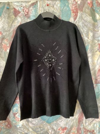 Pullover Gr. XL Wolle Merinos 55%