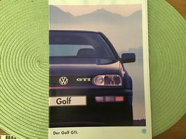 VW Golf GTI (inkl. 16 V) Verkaufsprospekt 32 Seiten Aug.1994