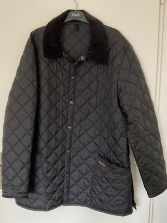 BARBOUR Herren Steppjacke Gr XXL Schwarz, Neuwertig