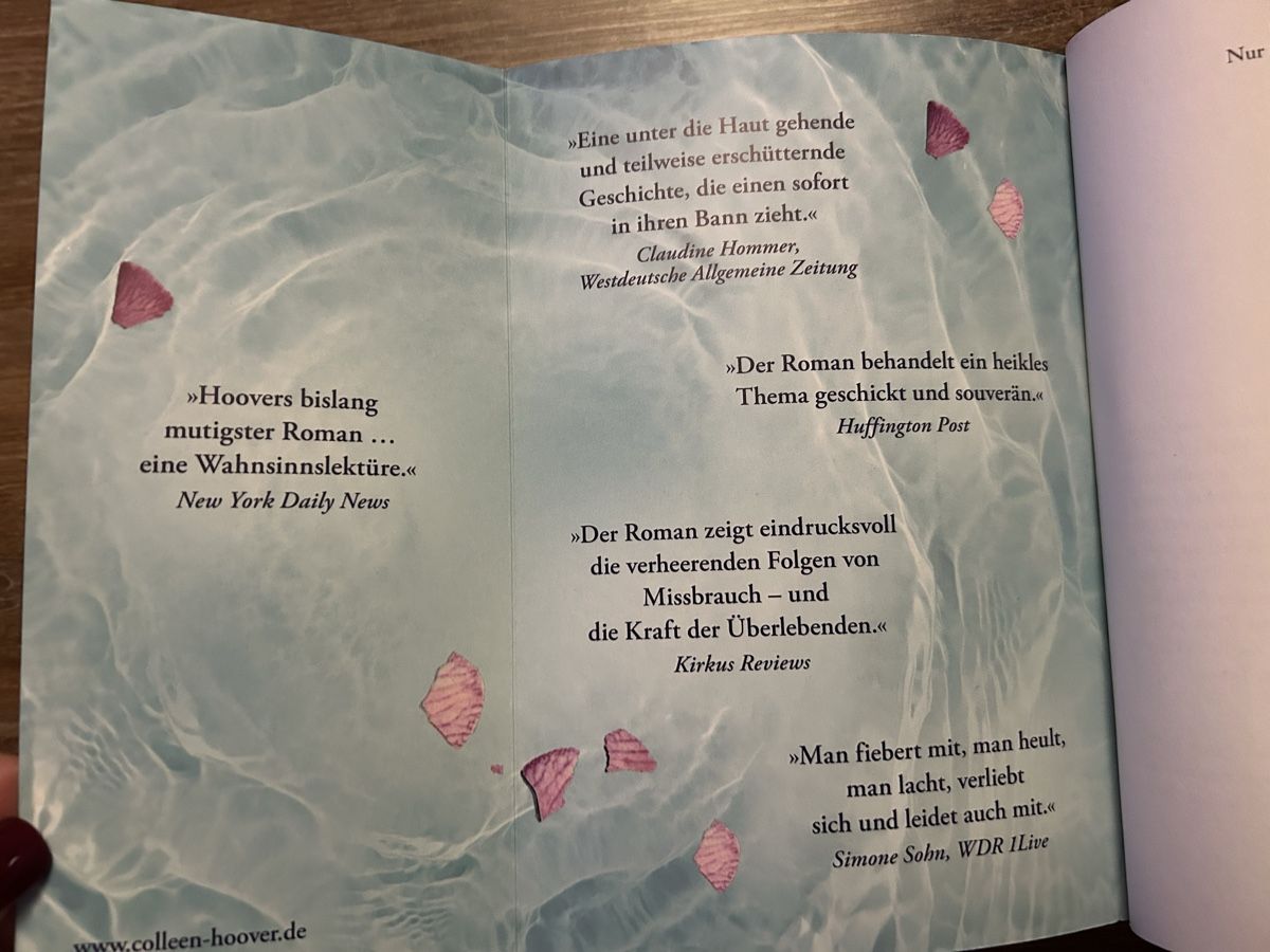 Libri: "Nur noch ein einziges Mal" - Colleen Hoover, Roman – Nuovo (secondo la descrizione) da Pratteln venduto da esr_5z52 3