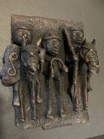 Bronze Relief, Antik Stil, Wanddeko, Kunst -Unikat!
