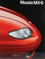 ORIGINAL PROSPEKT | MAZDA MX-6/2.5i-24 V6- TYP GE6 | AB 1991