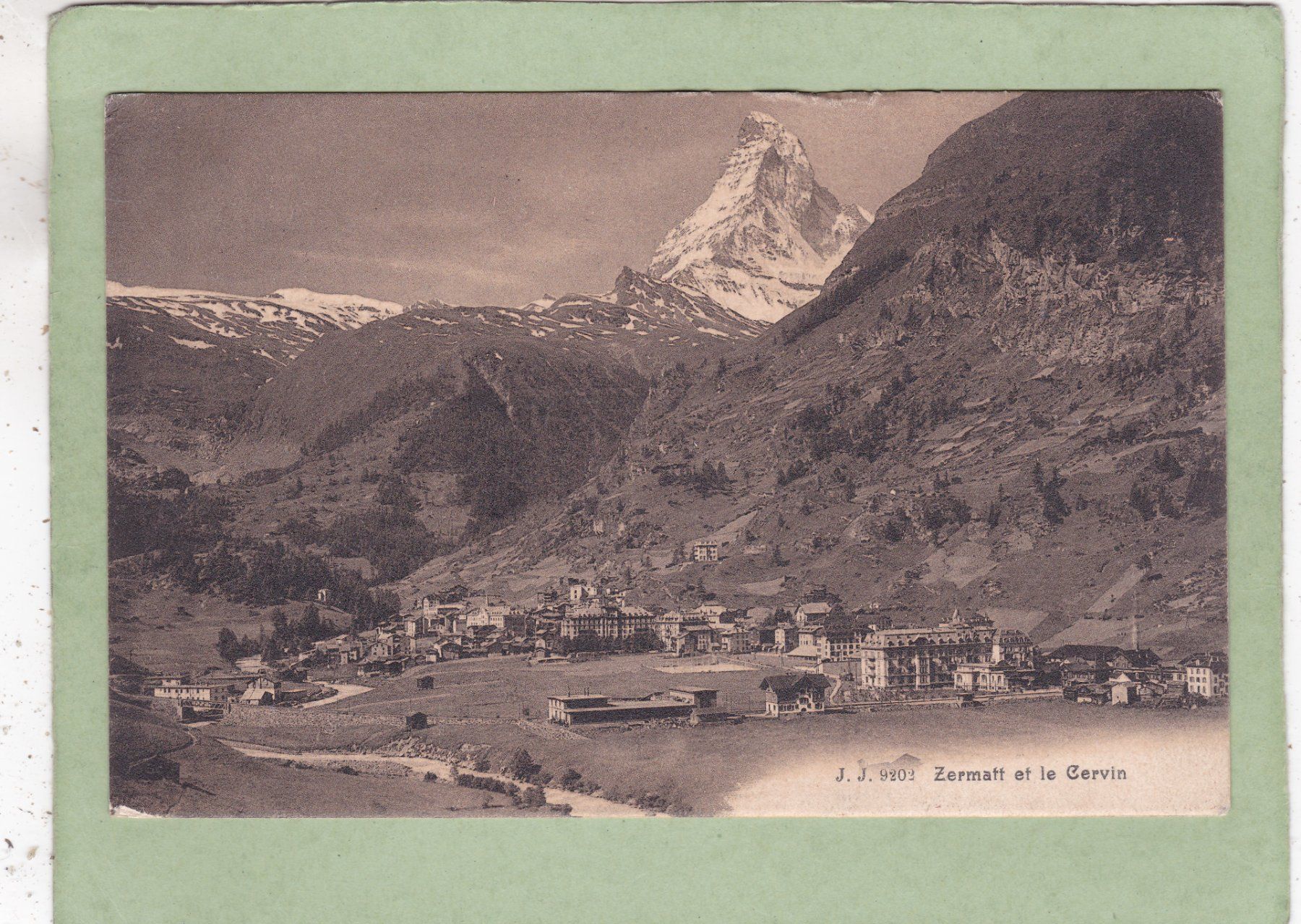 Cartoline postali: Zermatt et le Cervin Matterhorn 1911 – Usato da Herisau venduto da Lisegrat2008