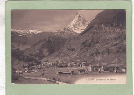 Zermatt et le Cervin Matterhorn 1911