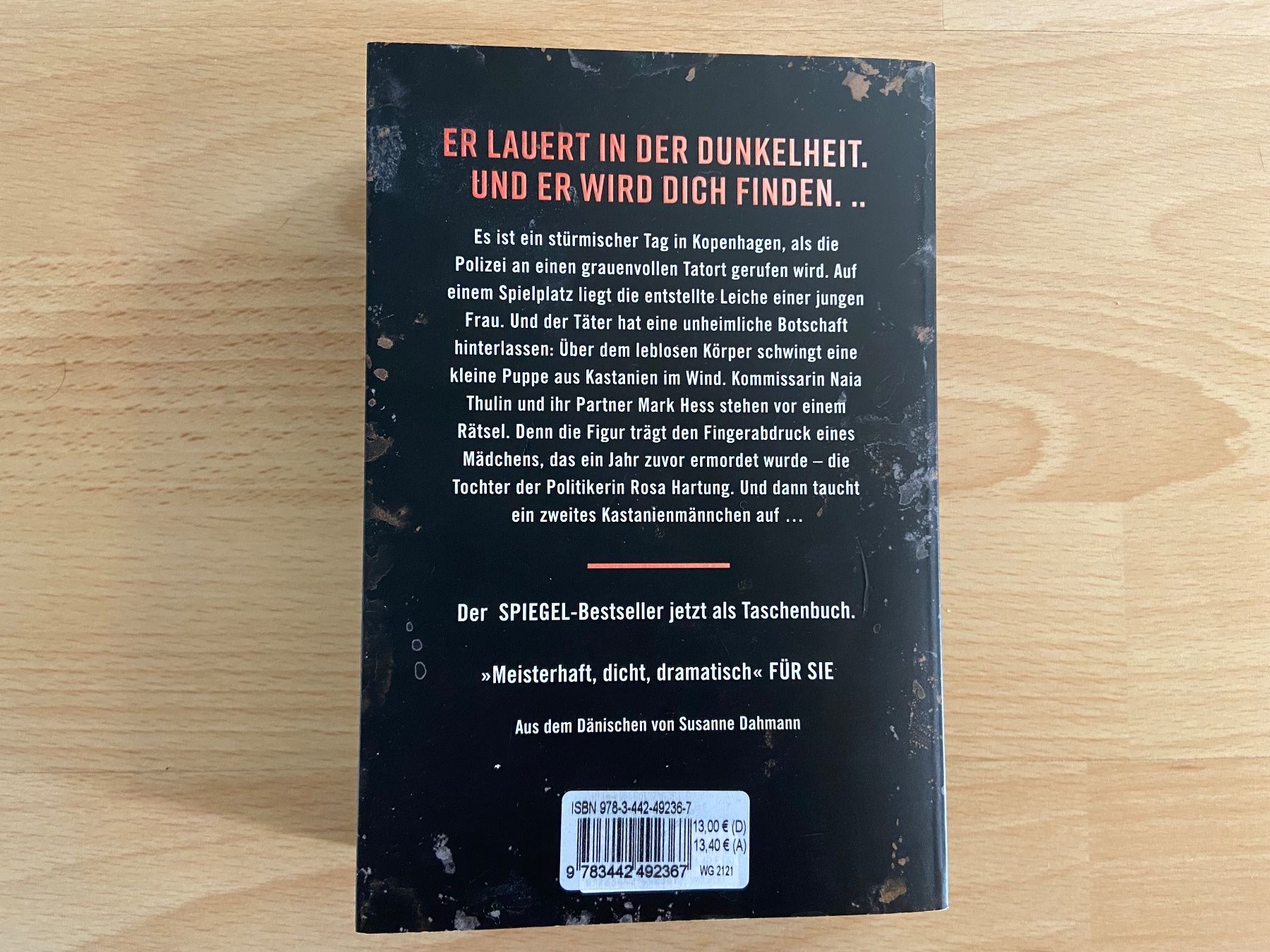 Bücher: Der Kastanienmann - Soren Sveistrup – Gebraucht aus St.gallen von taduz 1