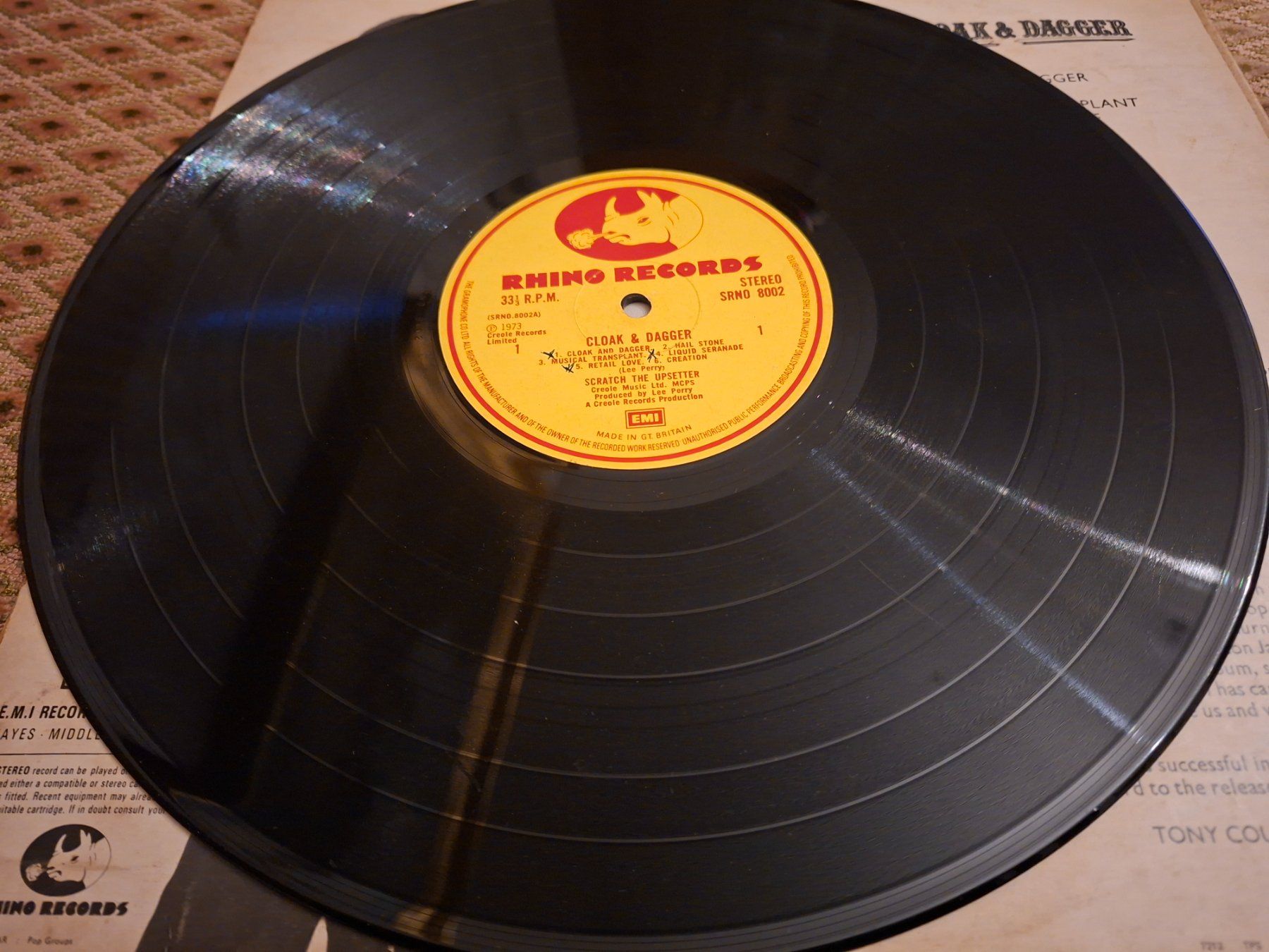 Schallplatten: Rare Reggae LP - Upsetter - Cloak and Dagger – Gebraucht aus Bernex von Wannabehasbeen01 8