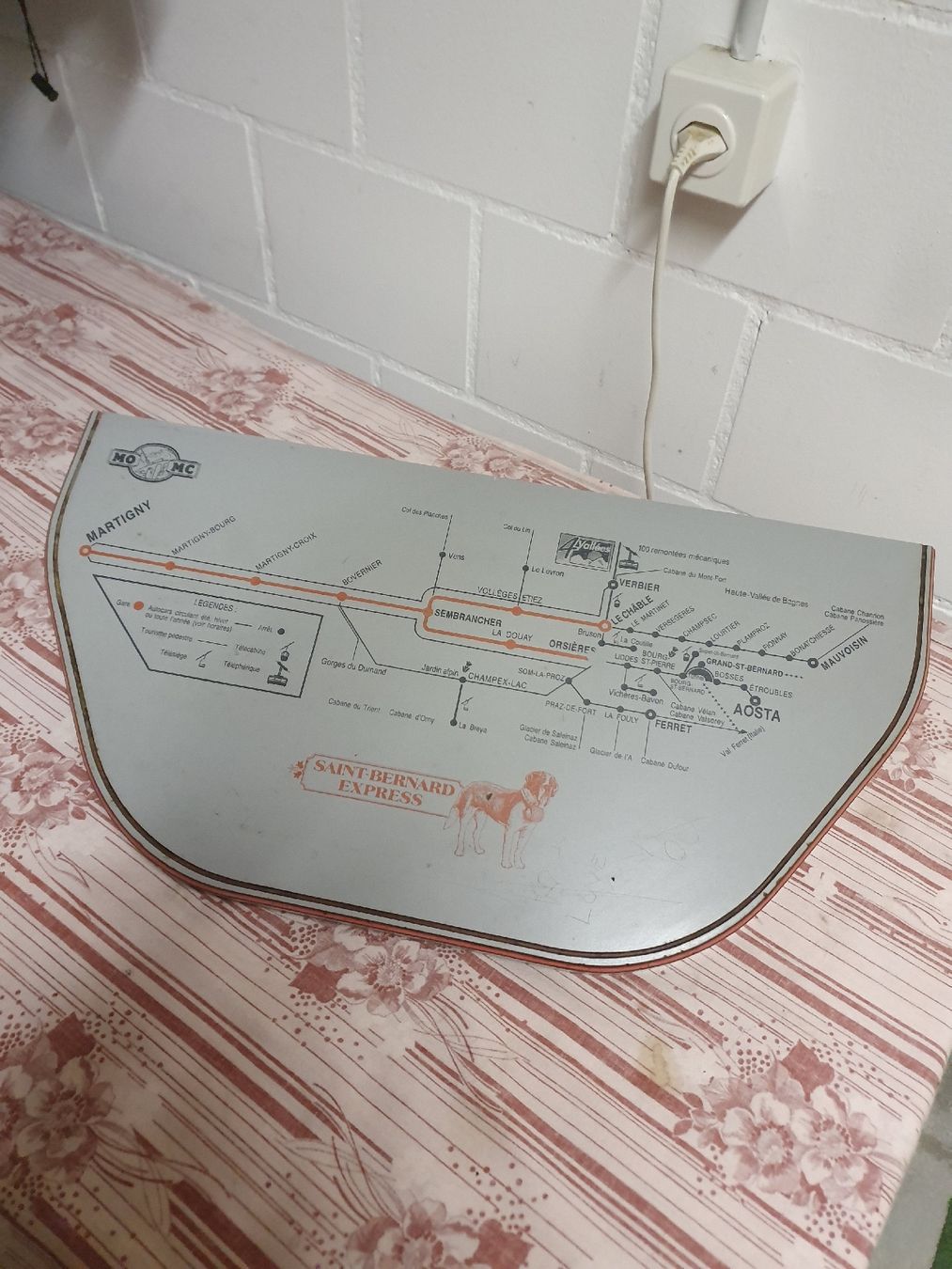 Ansichtskarten: Seltener SBB Tisch Saint Bernard Express – Gebraucht aus Herznach von VwGolfer 2