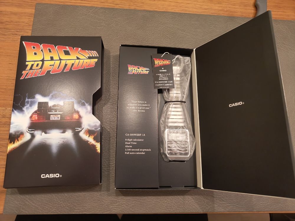 Casio x Back to the Future Uhr - NEU - Limmited Edition (Neu und ...