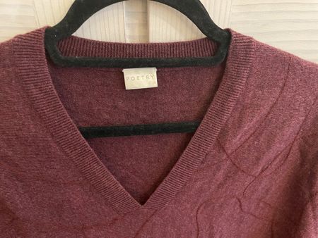 Knielanges Strickkleid, vorne kleine Stickerei, 3/4Ärmel, 36