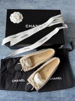 Chanel Ballerina Tweed 36.5c Schuhe