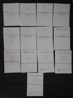 PTT Faltblätter Sammlung 1988 - 2000