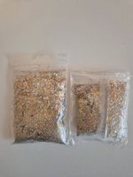Glitzer und Pailetten gold