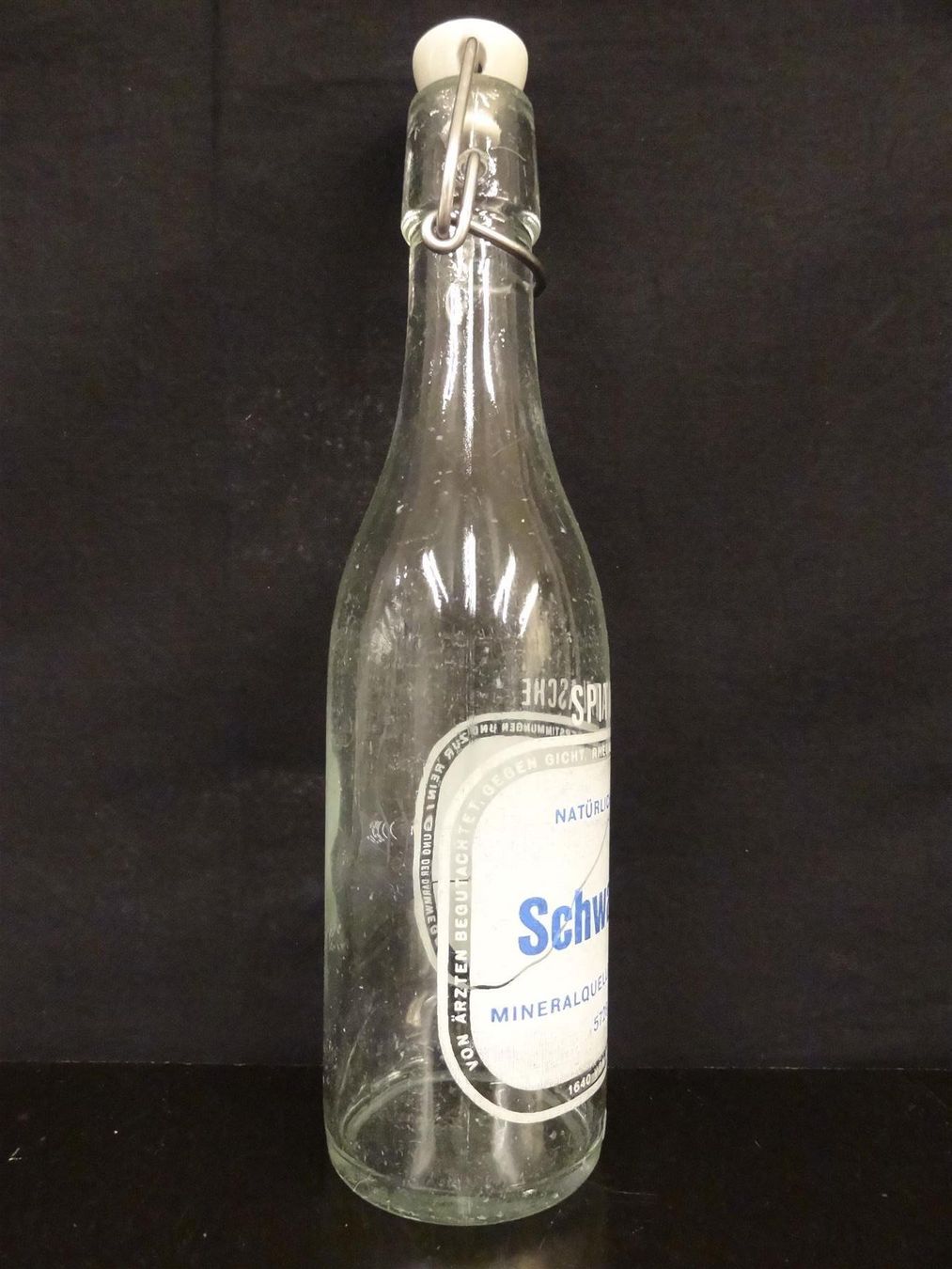 Bicchieri, Caraffe & Bottiglie: alte Flasche SCHWARZENBERGER 1974 – Usato da Kerzers venduto da Flaschenposten 4