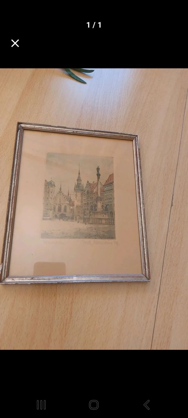 Foto & Immagini: Grabado  antiguada en Marieplatz much – Nuovo e nell'imballaggio originale da Zürich venduto da alt_r7kl 2