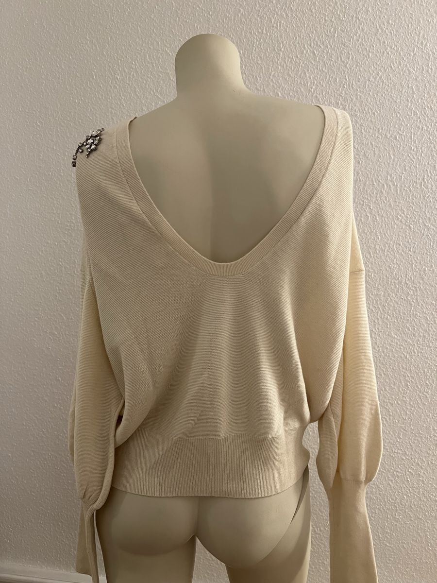 Ba&Sh Maglioni & Felpe: Festlicher ba&sh Pullover mit Strassapplikation Gr.S – Usato da Basel venduto da Bettybooo 2