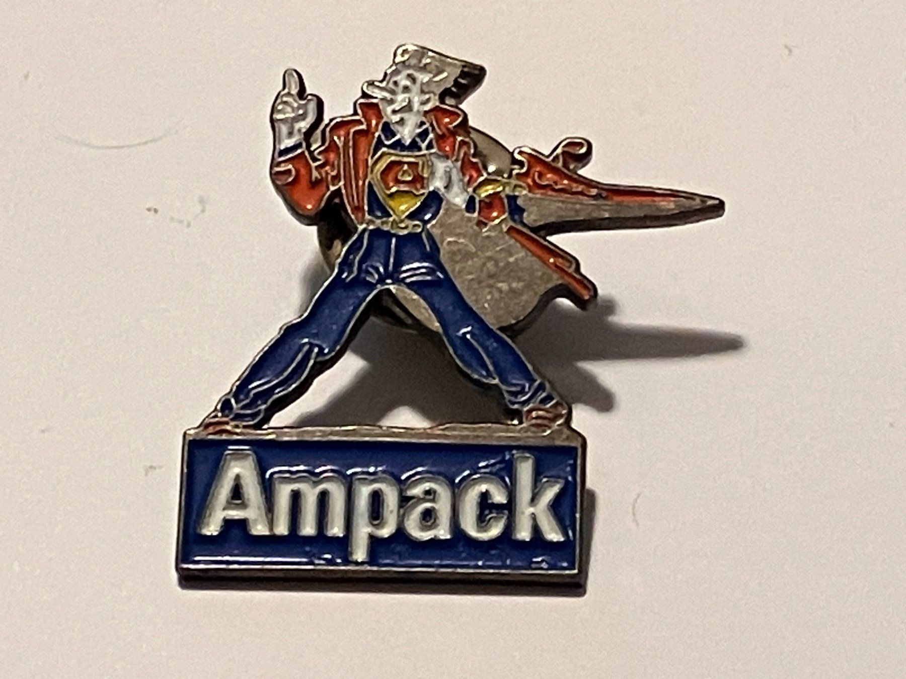 Plaketten & Abzeichen: 1 Pin Ampack – Gebraucht aus Basel von djwwpp