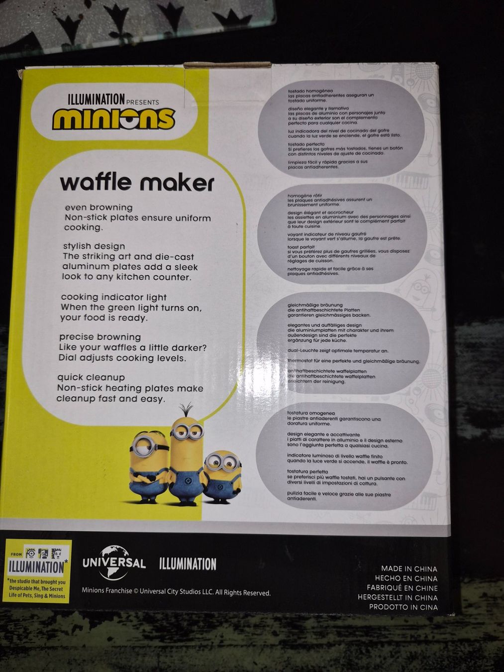Teglie da forno: Moule à gaufres Minions – Nuovo e nell'imballaggio originale da Bévilard venduto da CHUCKMAVIS 1