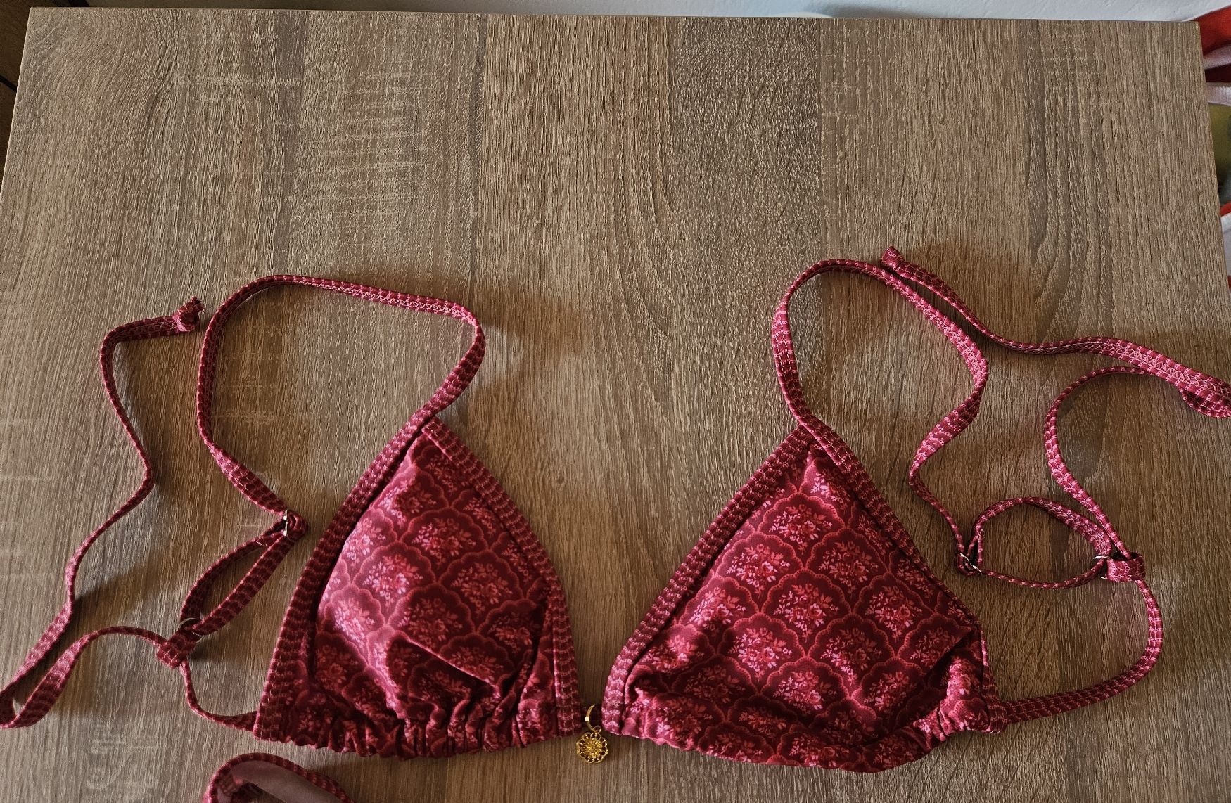 Shein Costumi da bagno & Bikini: Bikini von Shein rot mit Muster - Grösse M – Nuovo (secondo la descrizione) da Ebikon venduto da SecondChance_byM 1