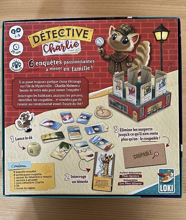 Giochi: Jeu coopératif Détective Charlie  – Usato da Sugiez venduto da Essenti3L 1