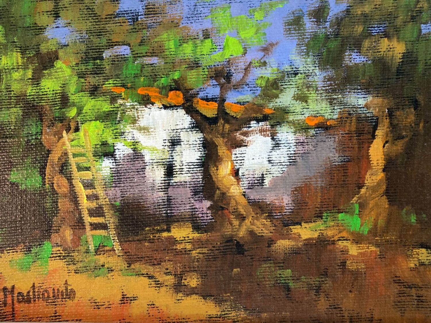 Gemälde: Gemälde südliche Landschaft signiert Mastrovito (1940-2000) – Gebraucht aus Subingen von ArtBead 3