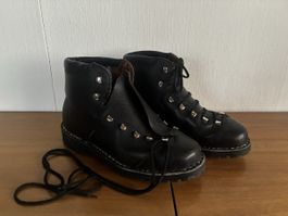 Vintage Henke Leder-Bergschuhe / Wanderschuhe – Swiss Made 