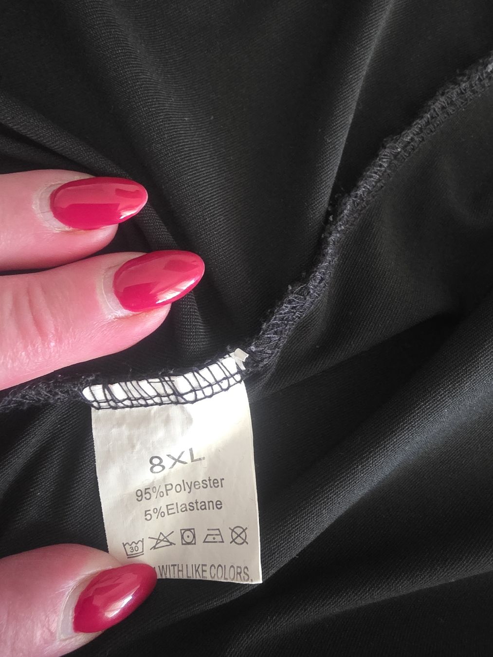 Leggings: Schwarze Leggins Grösse 8XL, mit Spitze, – Gebraucht aus Madiswil von Sandraho 2