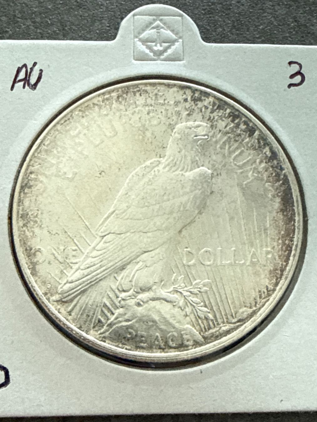 Alle Münzen: USA - Silver Coin - 1 Dollar 1922 D - "Peace Dollar" – Gebraucht aus Pully von ta571 1