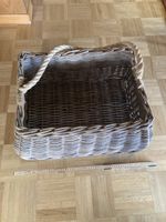 Weidenkorb Handgemacht geflochten Tragseil 50x40cm