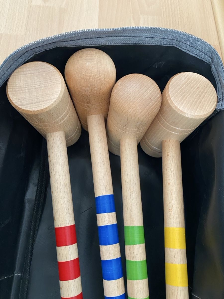 Giochi: GICO Krocket-Set mit Tasche. Neu! – Nuovo e nell'imballaggio originale da Brütten venduto da Acutis2006 5