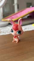 Littlest pet shop Pink and white rabbit #2892 