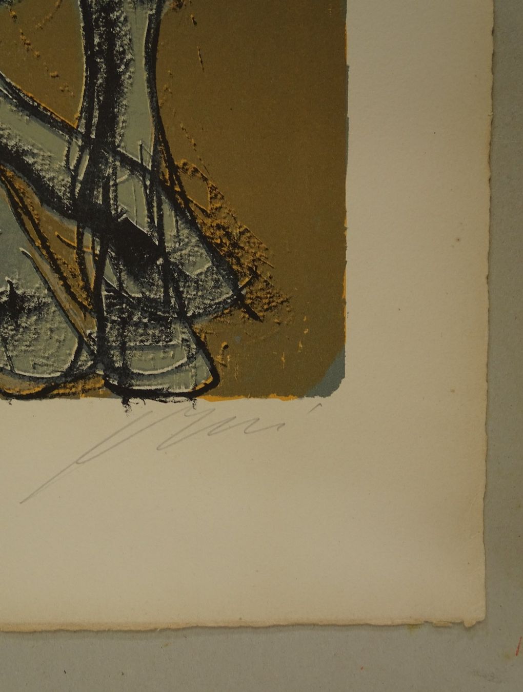 Grafica & Litografie: HANS ERNI: PFERDE, CHEVAUX, LITHOGRAPHIE MIT 5 FARBEN – Usato da Grüningen venduto da Kartensammler 3