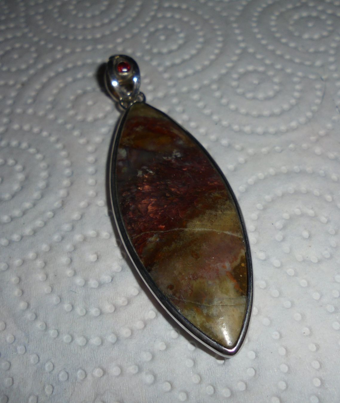 Anhänger: Echtschmuck: Holzopal-Silberanhänger – Neu (gemäss Beschreibung) aus Zuchwil von maumauchi 4