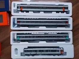 Roco - SNCF Personen-/Gepäckwagen 4er Set - H0 GS OVP
