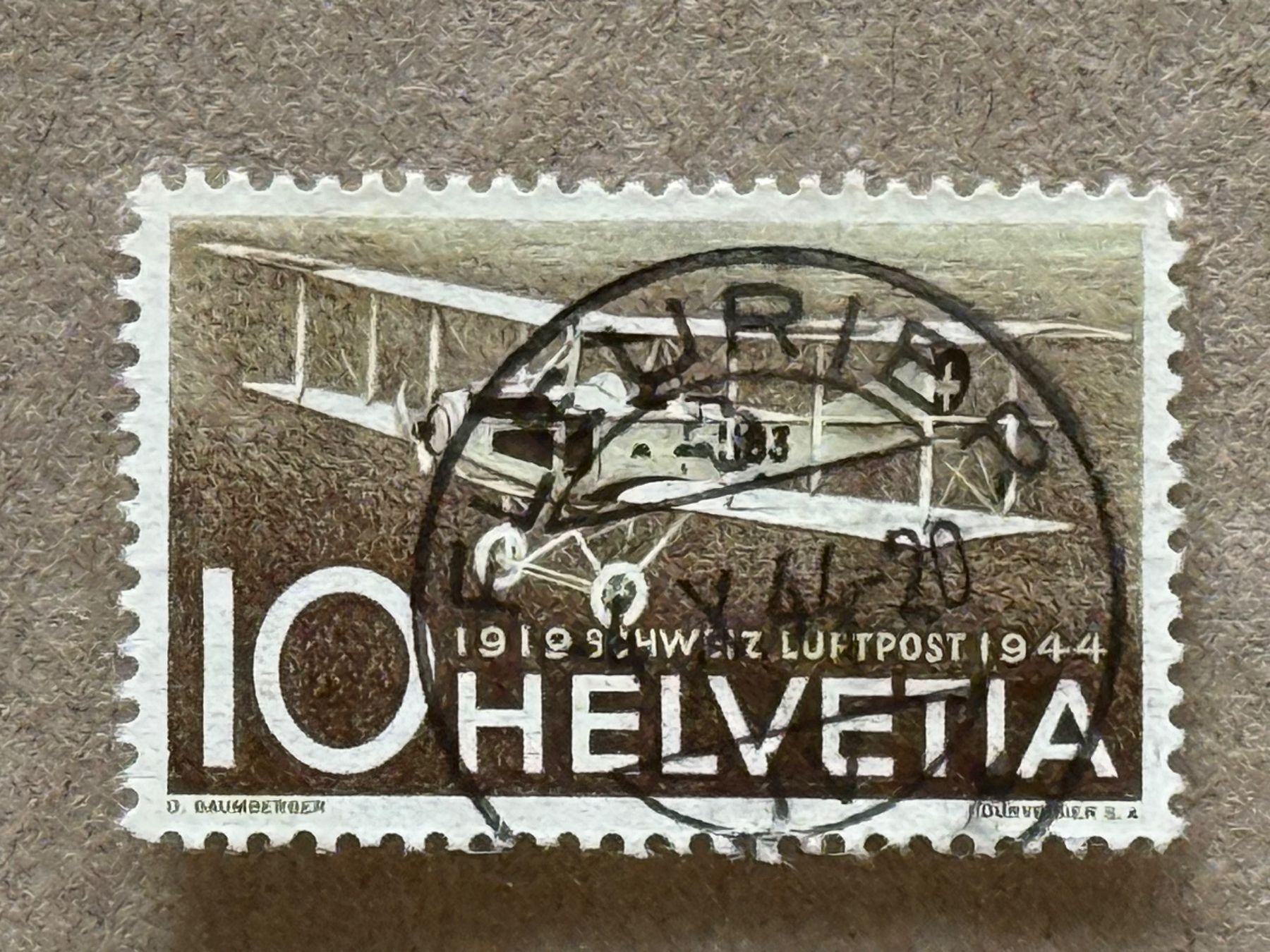 Alle Briefmarken: F37, Vollstempel Fleurier – Gebraucht aus Aarau von hilde47