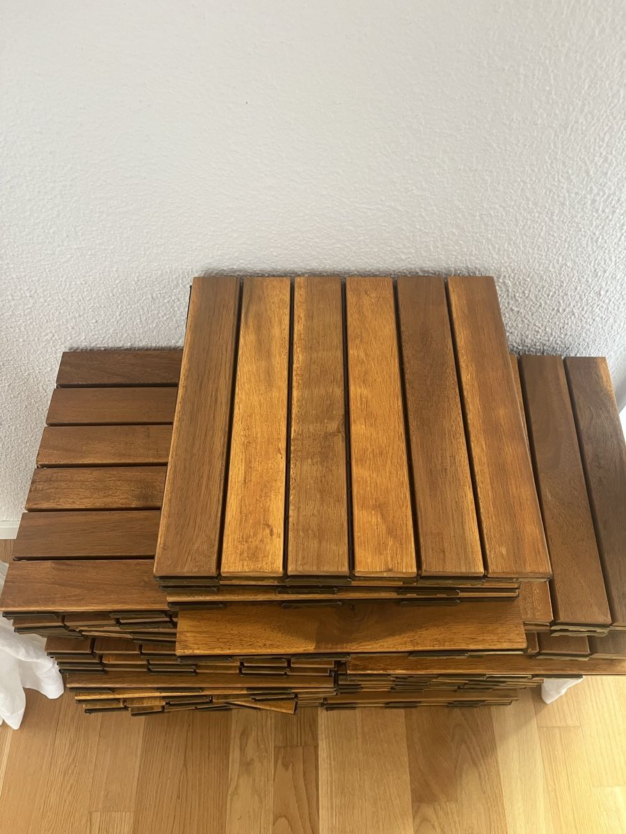 Bodenbeläge: Klickfliese Terrasse Akazie – Neu (gemäss Beschreibung) aus Zumikon von kaenina 1