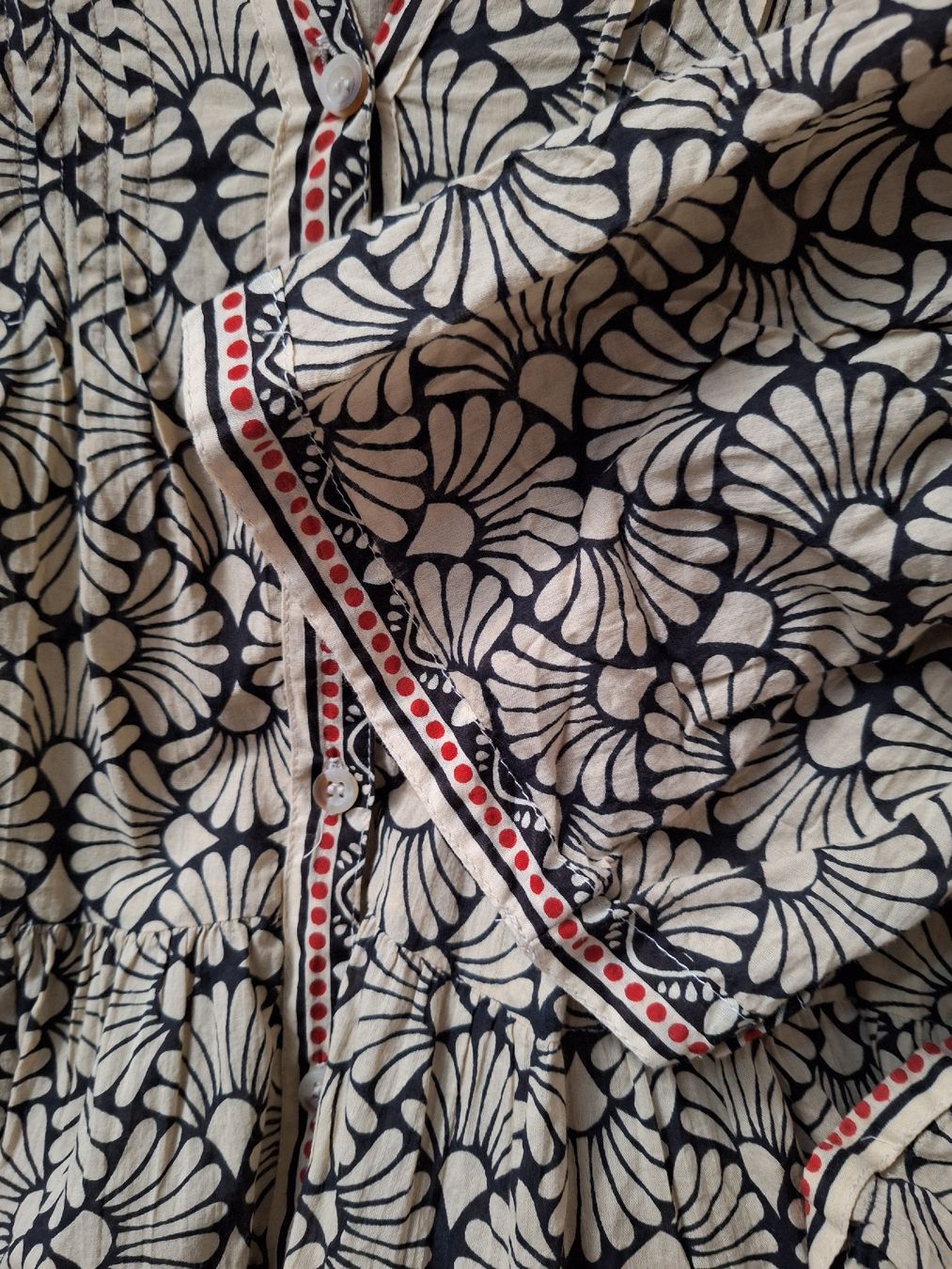 Camicette: Sommerbluse / Tunika Kleid, onesize, Blumenmuster – Usato da Fischenthal venduto da Irene69 4