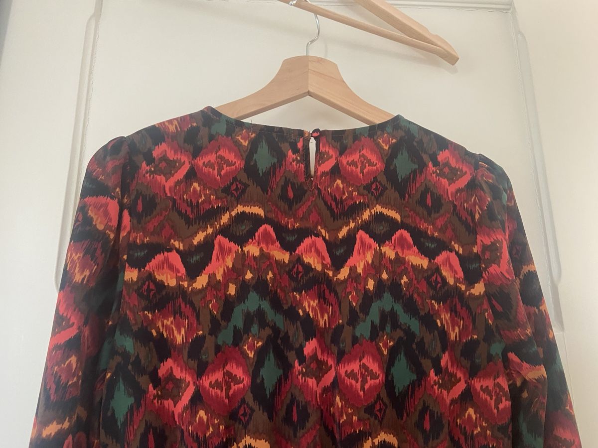 Vestiti: Kleid Lii&Lii gemustert mit Bindegurt, Grösse M – Usato da Bern venduto da rah_fpy5 5