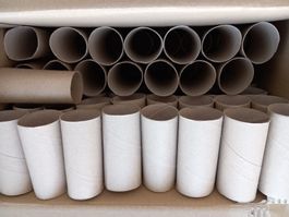 Viele, 76 leere WC-Papier-Rollen / Toilettenpapierrollen