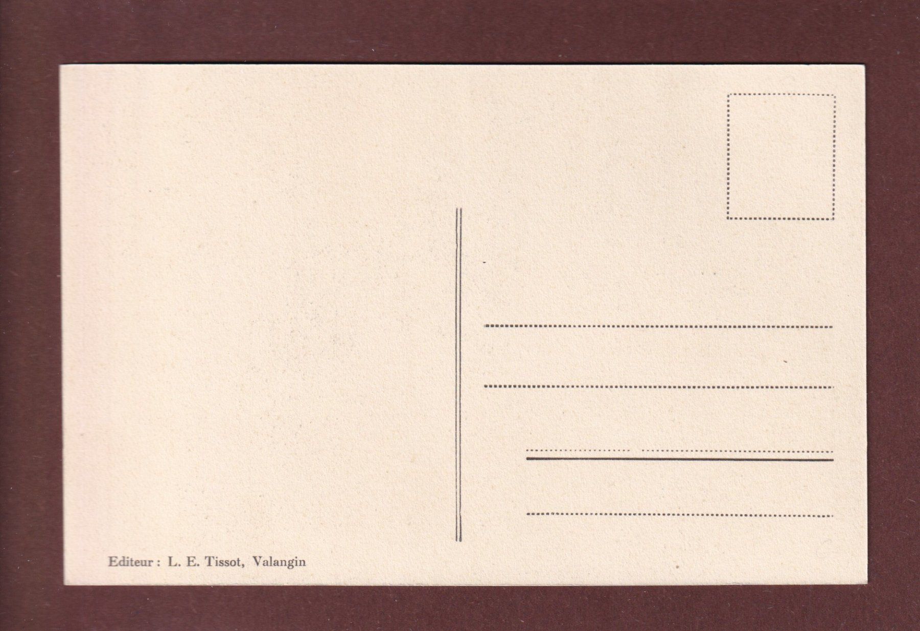 Cartoline postali: VALANGIN - Eglise – Usato da Pully venduto da nicecards 1